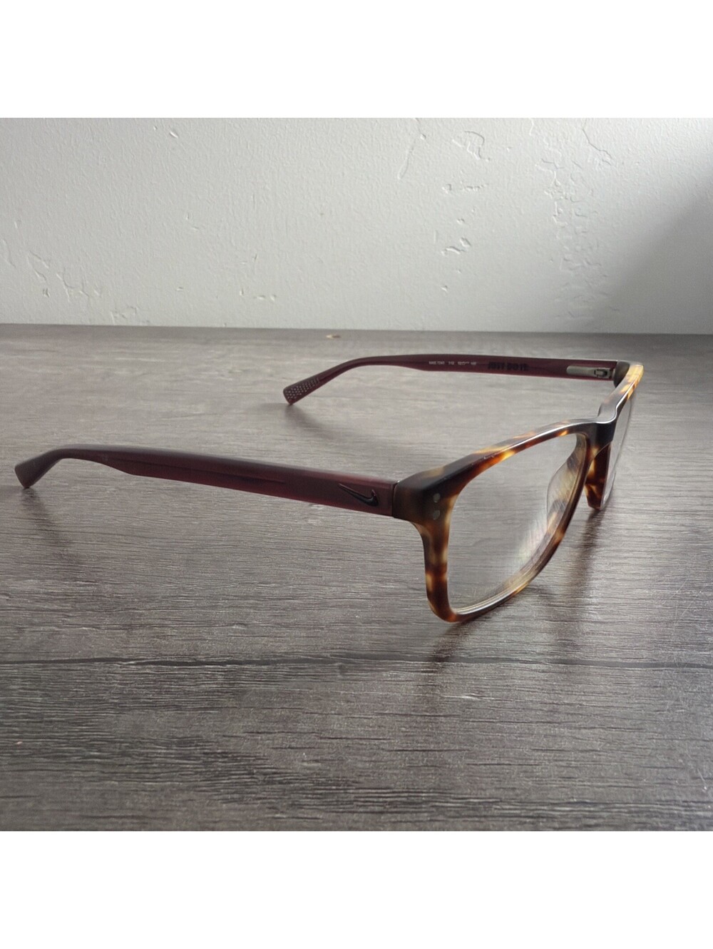 Nike Eyeglasses 7243 242 Matte Tortoise Flex Hinge 52-17-140